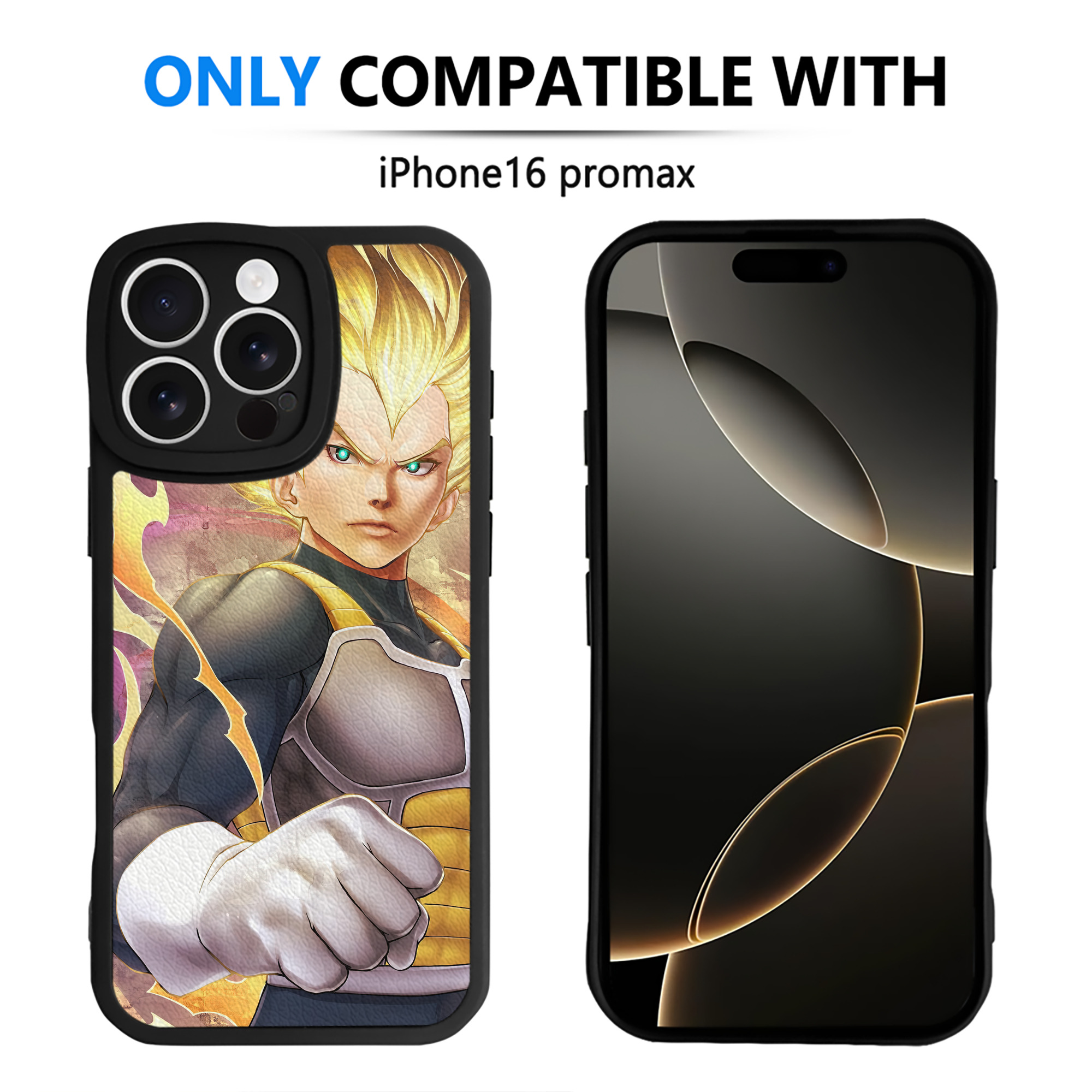 （画像用） ドラゴンボール DRAGON BALL 【iPhone 16シリーズ対応】シリコンスマホケース（レザー調） 材質：シリコン